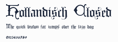 Hollandisch Closed預覽圖