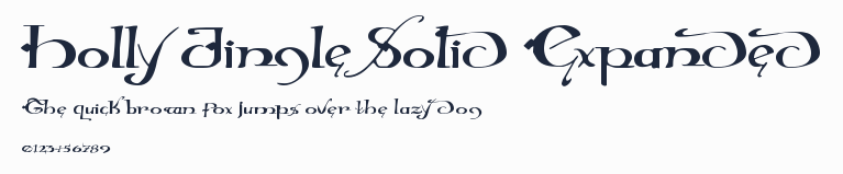 Holly Jingle Solid Expanded預覽圖