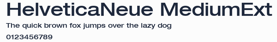 HelveticaNeue MediumExt預覽圖