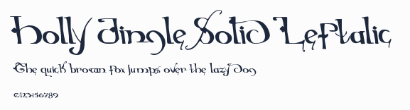 Holly Jingle Solid Leftalic預覽圖