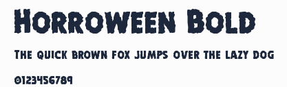 Horroween Bold預覽圖