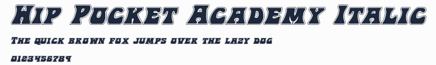 Hip Pocket Academy Italic預覽圖