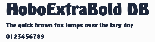 HoboExtraBold DB預覽圖