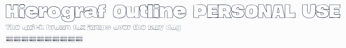 Hierograf Outline PERSONAL USE預覽圖