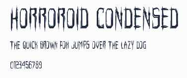 Horroroid Condensed預覽圖