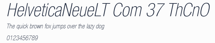 HelveticaNeueLT Com 37 ThCnO預覽圖