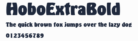 HoboExtraBold預覽圖