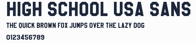 High School USA Sans預覽圖