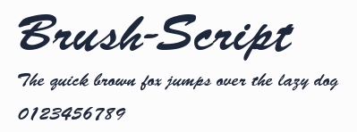 Brush-Script預覽圖