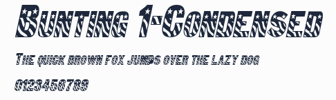 Bunting 1-Condensed預覽圖
