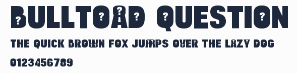 Bulltoad Question預覽圖