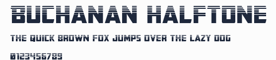 Buchanan Halftone預覽圖