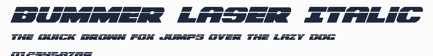 Bummer Laser Italic預覽圖