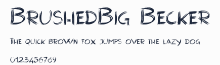 BrushedBig Becker預覽圖
