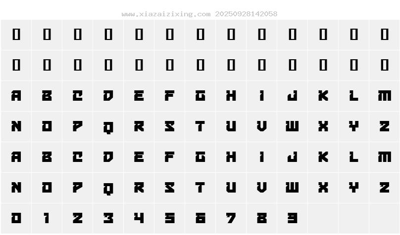 字符映射圖