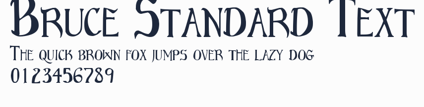Bruce Standard Text預覽圖