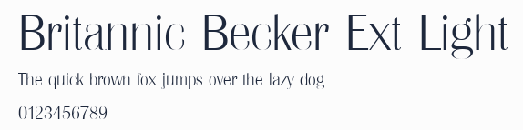Britannic Becker Ext Light預覽圖
