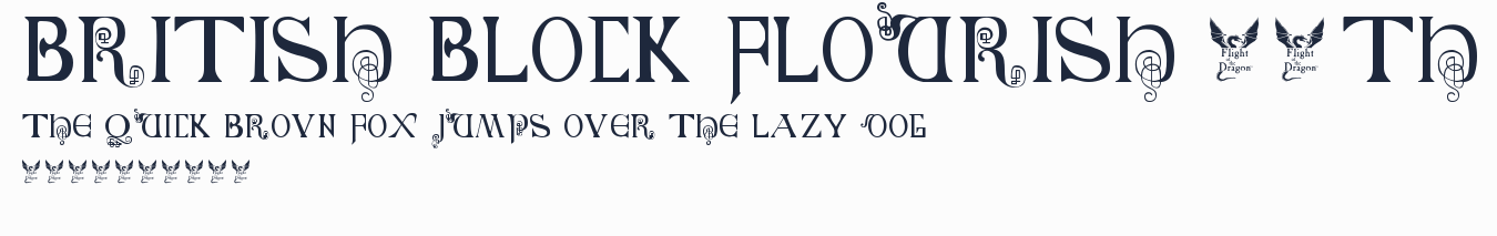 British Block Flourish 10th預覽圖