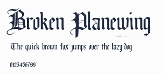 Broken Planewing預覽圖