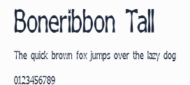 Boneribbon Tall預覽圖