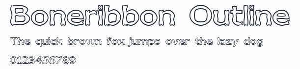 Boneribbon Outline預覽圖