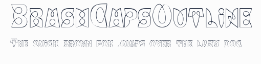 BrashCapsOutline預覽圖