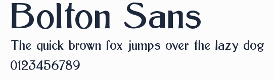 Bolton Sans預覽圖