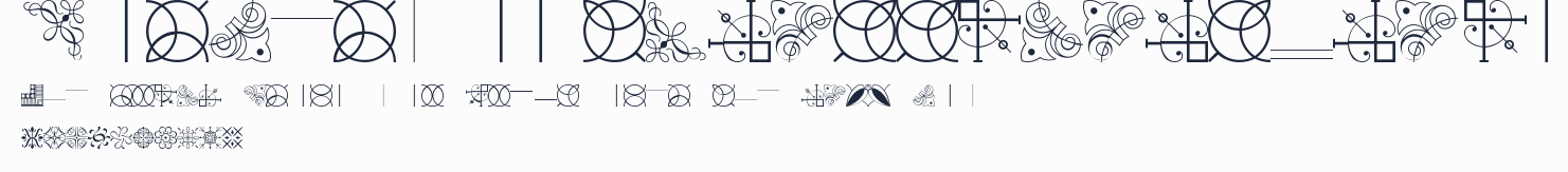 BorderfontClassicalsPlain預覽圖