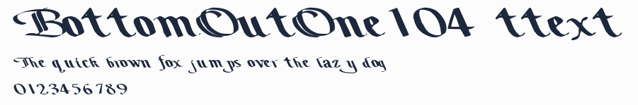 BottomOutOne104 ttext預覽圖