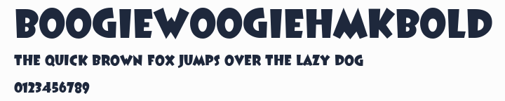 BoogieWoogieHmkBold預覽圖