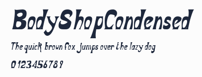 BodyShopCondensed預覽圖