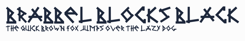 Brabbel Blocks Black預覽圖
