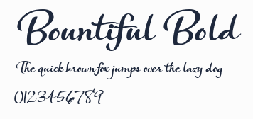 Bountiful Bold預覽圖