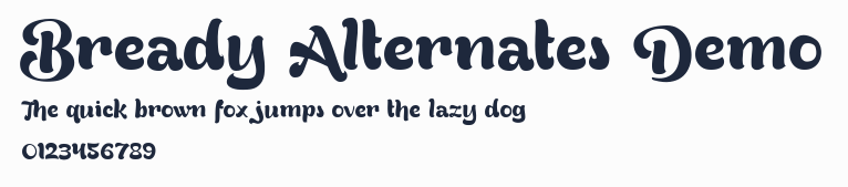 Bready Alternates Demo預覽圖