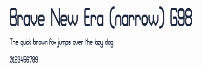 Brave New Era (narrow) G98預覽圖