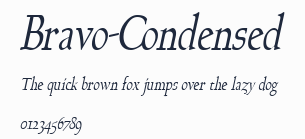 Bravo-Condensed預覽圖