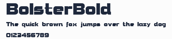BolsterBold預覽圖