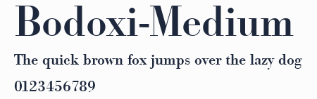 Bodoxi-Medium預覽圖