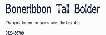 Boneribbon Tall Bolder預覽圖