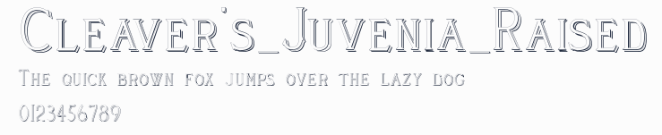 Cleaver's_Juvenia_Raised預覽圖