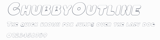 ChubbyOutline預覽圖
