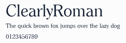 ClearlyRoman預覽圖