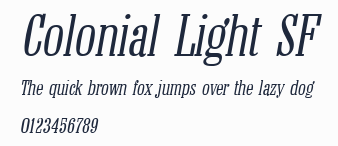 Colonial Light SF預覽圖
