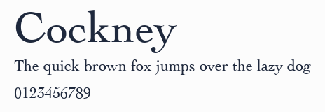 Cockney預覽圖