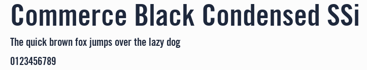 Commerce Black Condensed SSi預覽圖