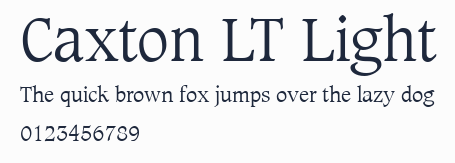 Caxton LT Light預覽圖