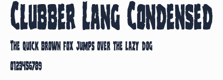 Clubber Lang Condensed預覽圖