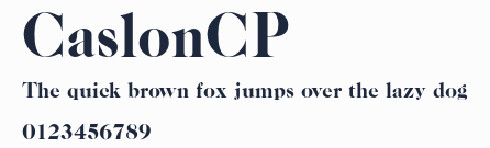 CaslonCP預覽圖