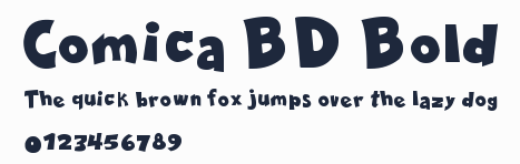 Comica BD Bold預覽圖