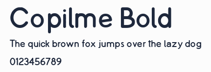 Copilme Bold預覽圖